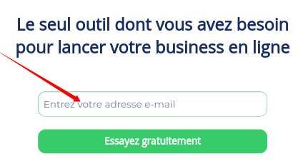 Systeme io gratuit Inscription étape 2