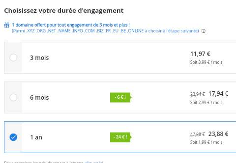 Le choix du plan de paiement de l