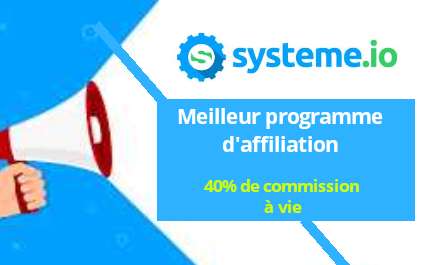 Affiliation systeme io